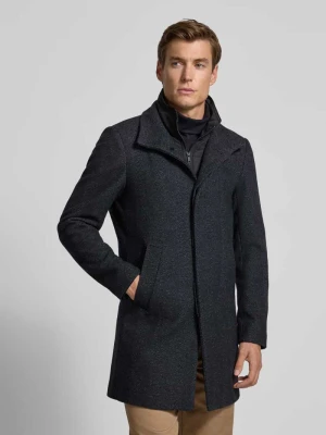 Płaszcz o kroju regular fit z dodatkiem wełny model ‘Harvey’ Matinique
