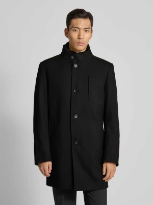 Płaszcz o kroju regular fit z dodatkiem wiskozy model ‘Arsenal’ CINQUE