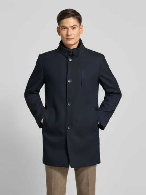 Płaszcz o kroju regular fit z dodatkiem wiskozy model ‘Arsenal’ CINQUE