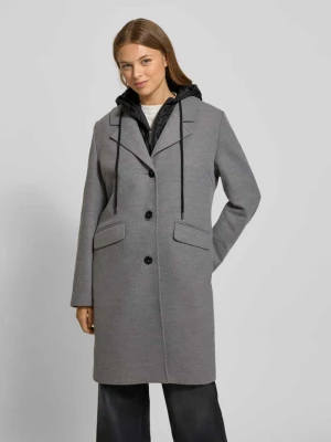 Płaszcz o kroju regular fit z dodatkiem wiskozy MORE & MORE