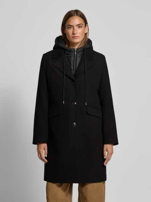 Płaszcz o kroju regular fit z dodatkiem wiskozy MORE & MORE