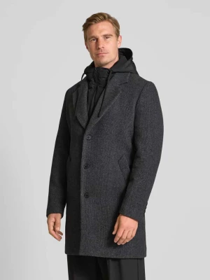Płaszcz o kroju regular fit z efektem dwóch warstw Antony Morato