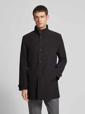 Płaszcz o kroju regular fit z funkcją wodoodporną i stójką s.Oliver BLACK LABEL