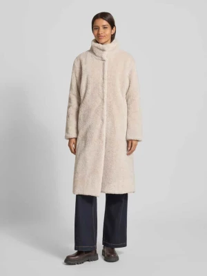 Płaszcz o kroju regular fit z futerka ze stójką WHITE LABEL