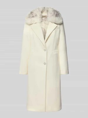 Płaszcz o kroju regular fit z kołnierzem z połami model ‘Karole’ Guess