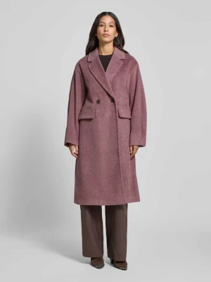 Płaszcz o kroju regular fit z kołnierzem z połami model ‘LELEA’ Vero Moda Różowy