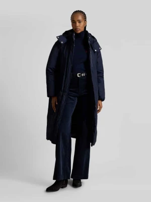 płaszcz o kroju regular fit z mieszanki bawełny Polo Ralph Lauren Granatowy