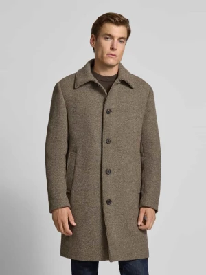 Płaszcz o kroju regular fit z mieszanki wełny model ‘ARCHIVE’ Selected Homme
