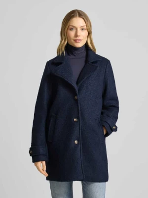 Płaszcz o kroju regular fit z mieszanki wełny model ‘Tipa’ Ichi