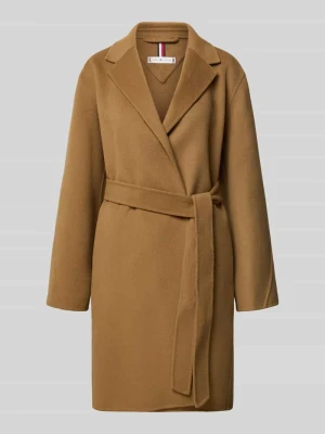 Płaszcz o kroju regular fit z mieszanki wełny Tommy Hilfiger