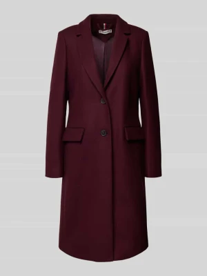 Płaszcz o kroju regular fit z mieszanki wełny z domieszką kaszmiru Tommy Hilfiger