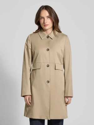 Płaszcz o kroju regular fit z wykładanym kołnierzem model ‘Mina’ CINQUE