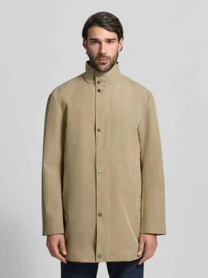 Płaszcz o kroju regular fit ze stójką Christian Berg Men
