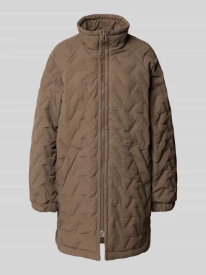 Płaszcz o kroju regular fit ze stójką model ‘Crown’ FREE/QUENT