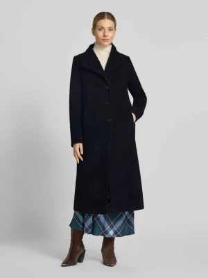 płaszcz o kroju regular fit ze stójką model 'NADA' Milo Coats Granatowy