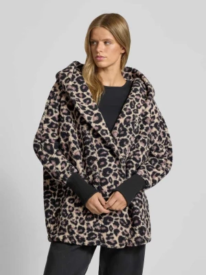 Płaszcz o kroju regular fit ze sztucznego futra model ‘Cuddle’ Noisy May