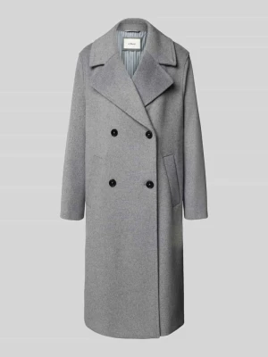 Płaszcz o kroju relaxed fit z dodatkiem wełny s.Oliver RED LABEL