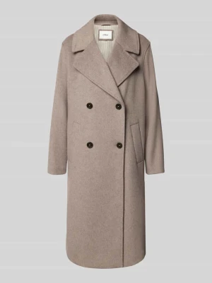 Płaszcz o kroju relaxed fit z dodatkiem wełny s.Oliver RED LABEL