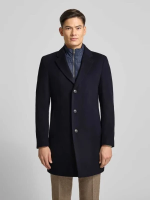 Płaszcz o kroju slim fit z mieszanki wełny model ‘HYDE’ Boss