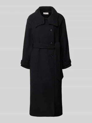 Płaszcz o kroju straight fit z dodatkiem wełny Gina Tricot