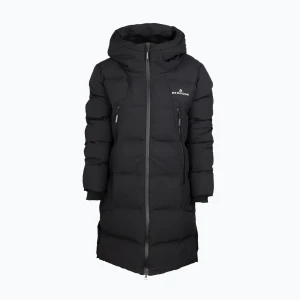 Płaszcz ocieplany damski BERGSON Snow Leopard Primaloft black