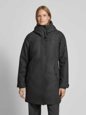 Płaszcz parka z kieszeniami z patką model ‘Janissa’ Ragwear