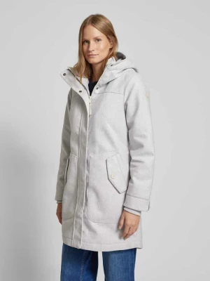 Płaszcz parka z kieszeniami z patką model ‘Janissa’ Ragwear