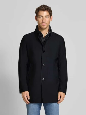 Płaszcz parka z pikowaną wstawką o kroju regular fit model ‘FINLAY FLEX’ Strellson