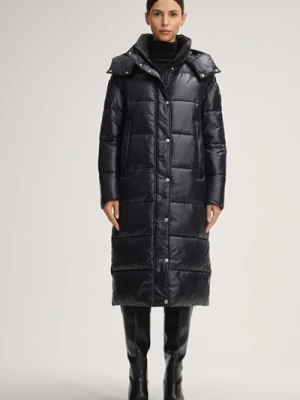 Płaszcz pikowany Charlie w kolorze czarnym Joop