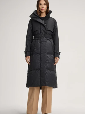 Płaszcz pikowany Chiara w kolorze czarnym Joop