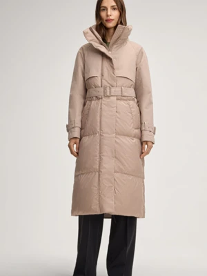 Płaszcz pikowany Chiara w kolorze piaskowym Joop