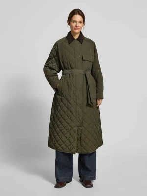 Płaszcz pikowany o kroju comfort fit z dodatkiem wielbłądziej sierści model ‘COCCOLE’ Weekend Max Mara