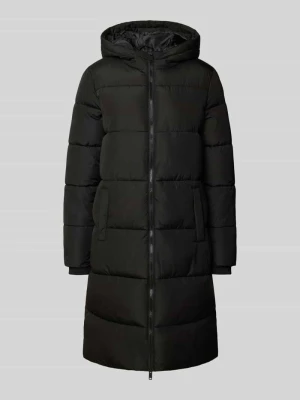 Płaszcz pikowany o kroju regular fit z dodatkowymi mankietami model ‘BEE’ Pieces