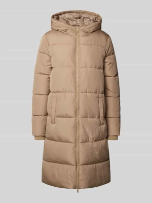 Płaszcz pikowany o kroju regular fit z dodatkowymi mankietami model ‘BEE’ Pieces