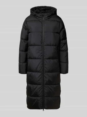 Płaszcz pikowany o kroju regular fit z kapturem model ‘JENNY’ Only