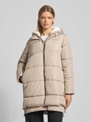 Płaszcz pikowany o kroju regular fit z kapturem model ‘KELLY’ Only