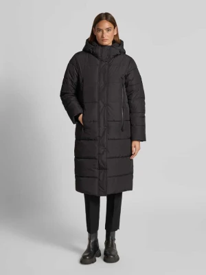 Płaszcz pikowany o kroju regular fit z podwójnymi kieszeniami zapinanymi na zamek błyskawiczny Tom Tailor