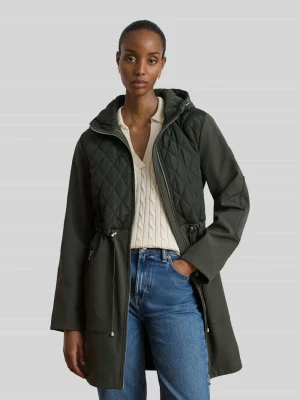 płaszcz pikowany o kroju regular fit z tunelem Lauren Ralph Lauren