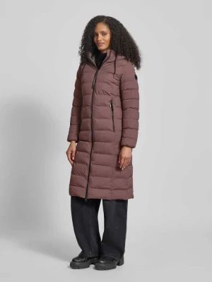 Płaszcz pikowany o kroju regular fit z zamkiem błyskawicznym dwustronnym model ‘Gamp’ khujo