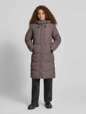 Płaszcz pikowany o kroju relaxed fit z kapturem model ‘MAGGI LIFE’ Only