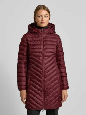Płaszcz pikowany o kroju shaped fit z kapturem s.Oliver RED LABEL