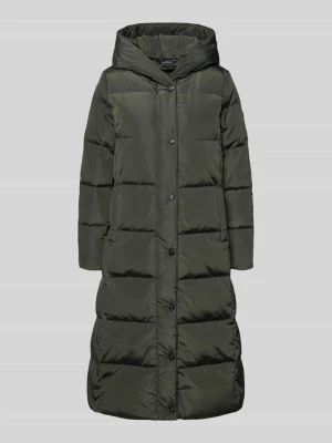 Płaszcz pikowany o kroju slim fit z kapturem Lauren Ralph Lauren