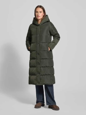 Płaszcz pikowany o kroju slim fit z kapturem Lauren Ralph Lauren