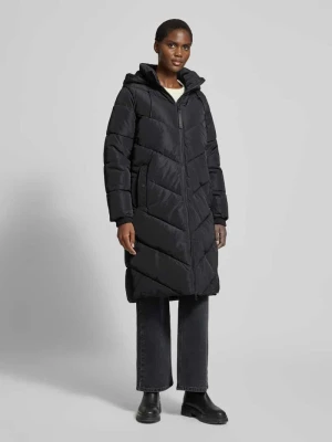 Płaszcz pikowany o prostym kroju z kapturem s.Oliver RED LABEL