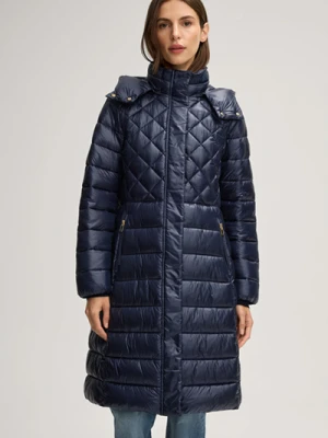 Płaszcz pikowany w kolorze granatowym Joop