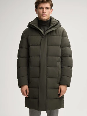 Płaszcz pikowany Winsten w oliwkowym kolorze Joop