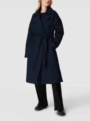 Płaszcz pikowany z dwurzędową listwą guzikową model ‘SORONA’ Tommy Hilfiger