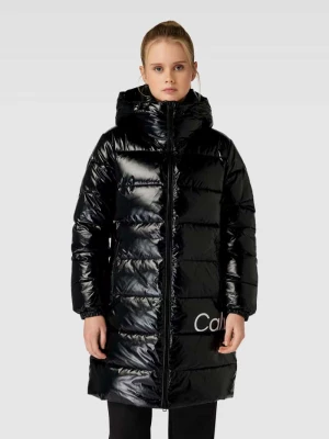 Płaszcz pikowany z kapturem Calvin Klein Jeans