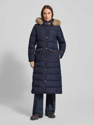 Płaszcz pikowany z kapturem Lauren Ralph Lauren