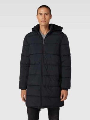 Płaszcz pikowany z kapturem model ‘COOPER’ Selected Homme